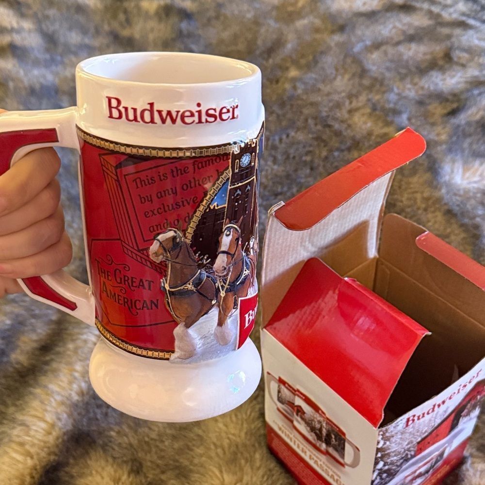 Budweiser Winter Passage 40th Anniversary Stein Collectable